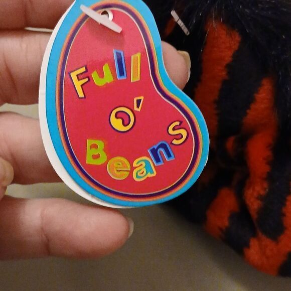 🩷Avon Full O' Beans Collectible Plushie, ZOE THE ZEBRA. Complete with Birthday - Picture 4 of 9